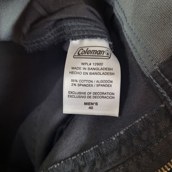 Coleman Stretch Tear Resistant Utility Shorts Waist Size 40 - Picture 5 of 8